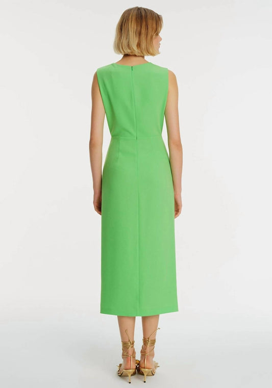 Exquise - Ruffle Front Sleeveless Dress - clothing - dresses - green