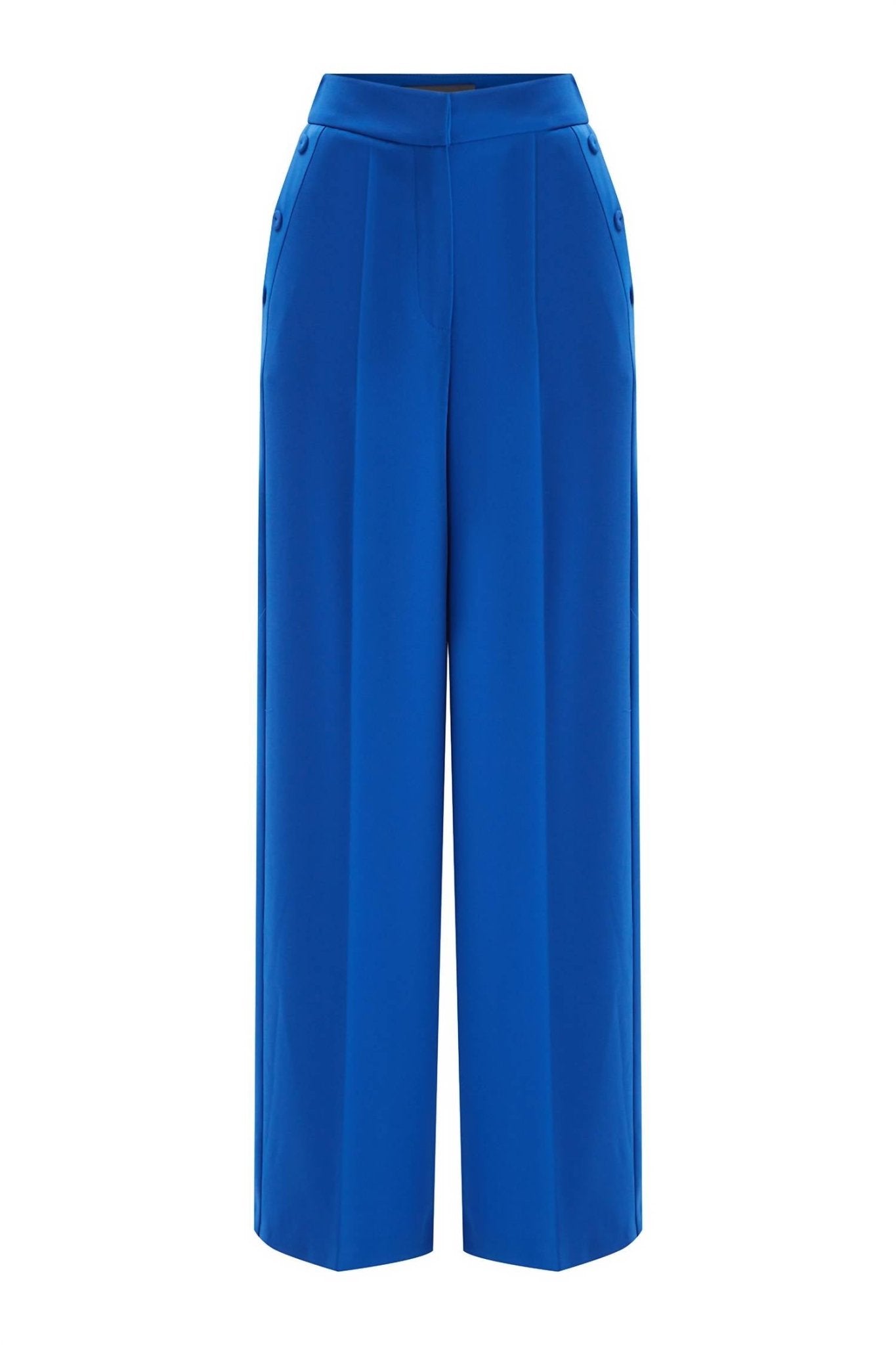 Exquise - Straight Fit Trousers - blue - clothing - pants