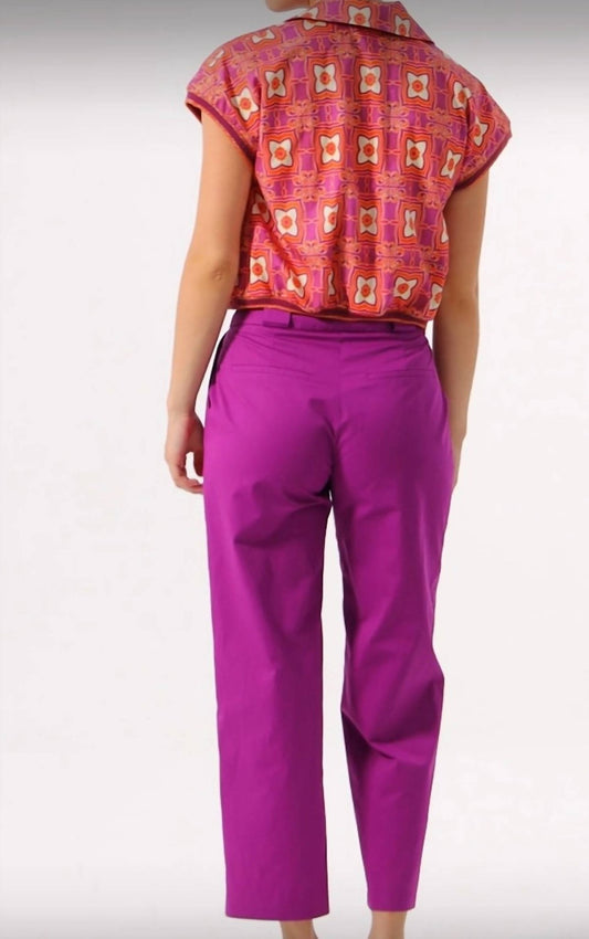 Exquise - Straight Leg Trousers - clothing - cotton - pants