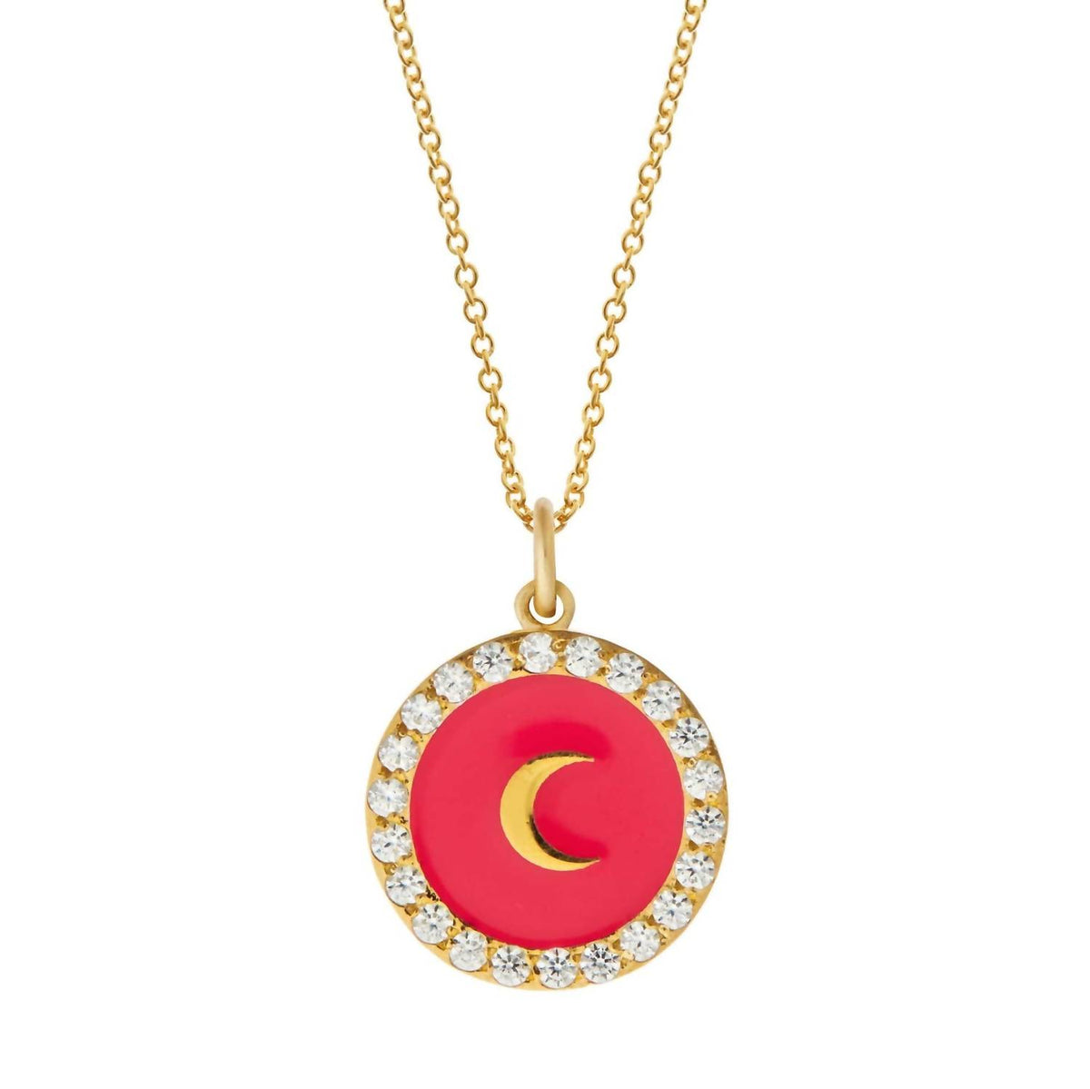 Eye M - Women's Moon Crystal Necklace