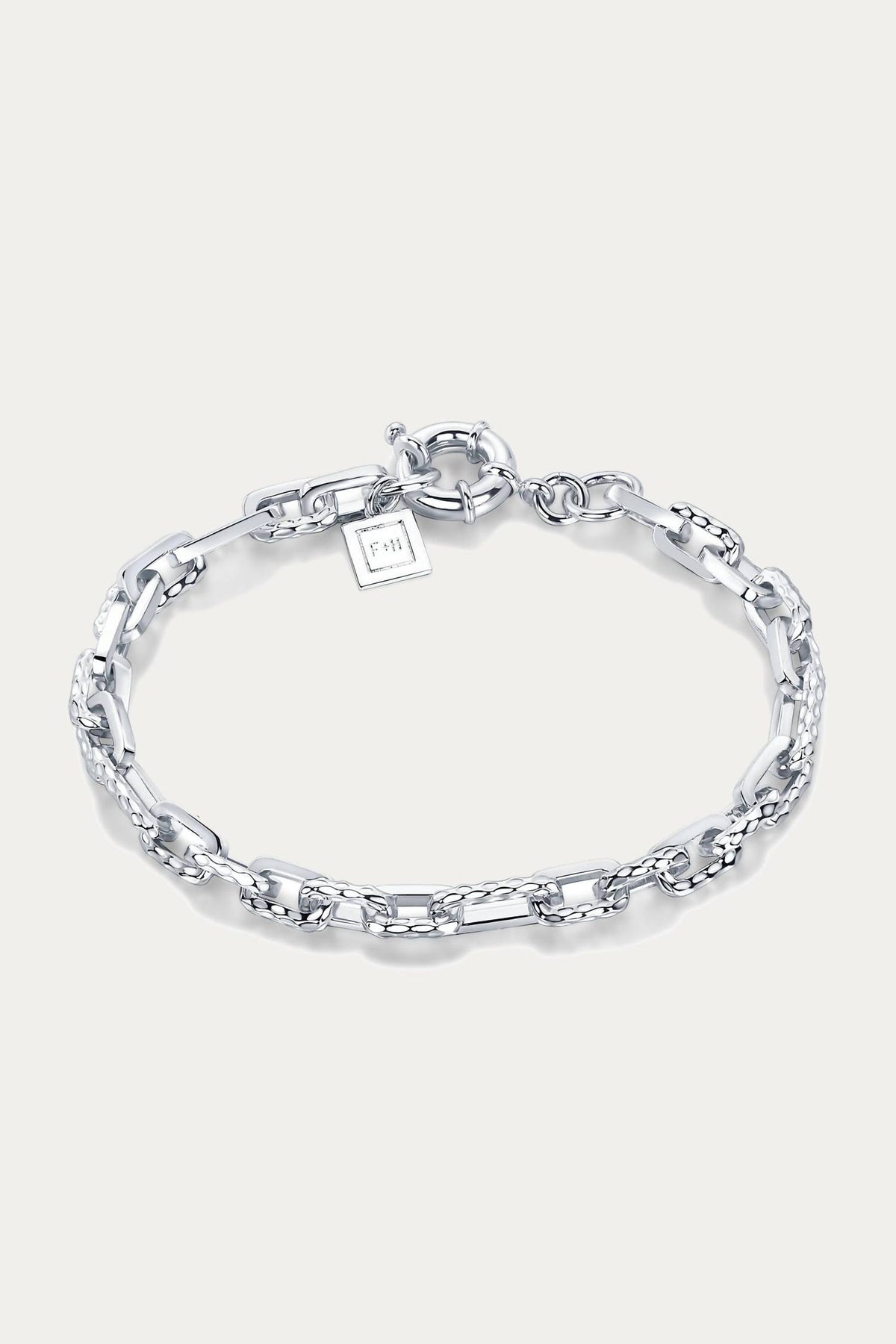 RAMONES HAMMERED CHAIN ANKLET