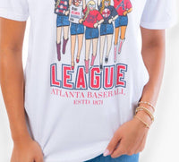 Poppy & Pine - Atlanta Baseball Tee
