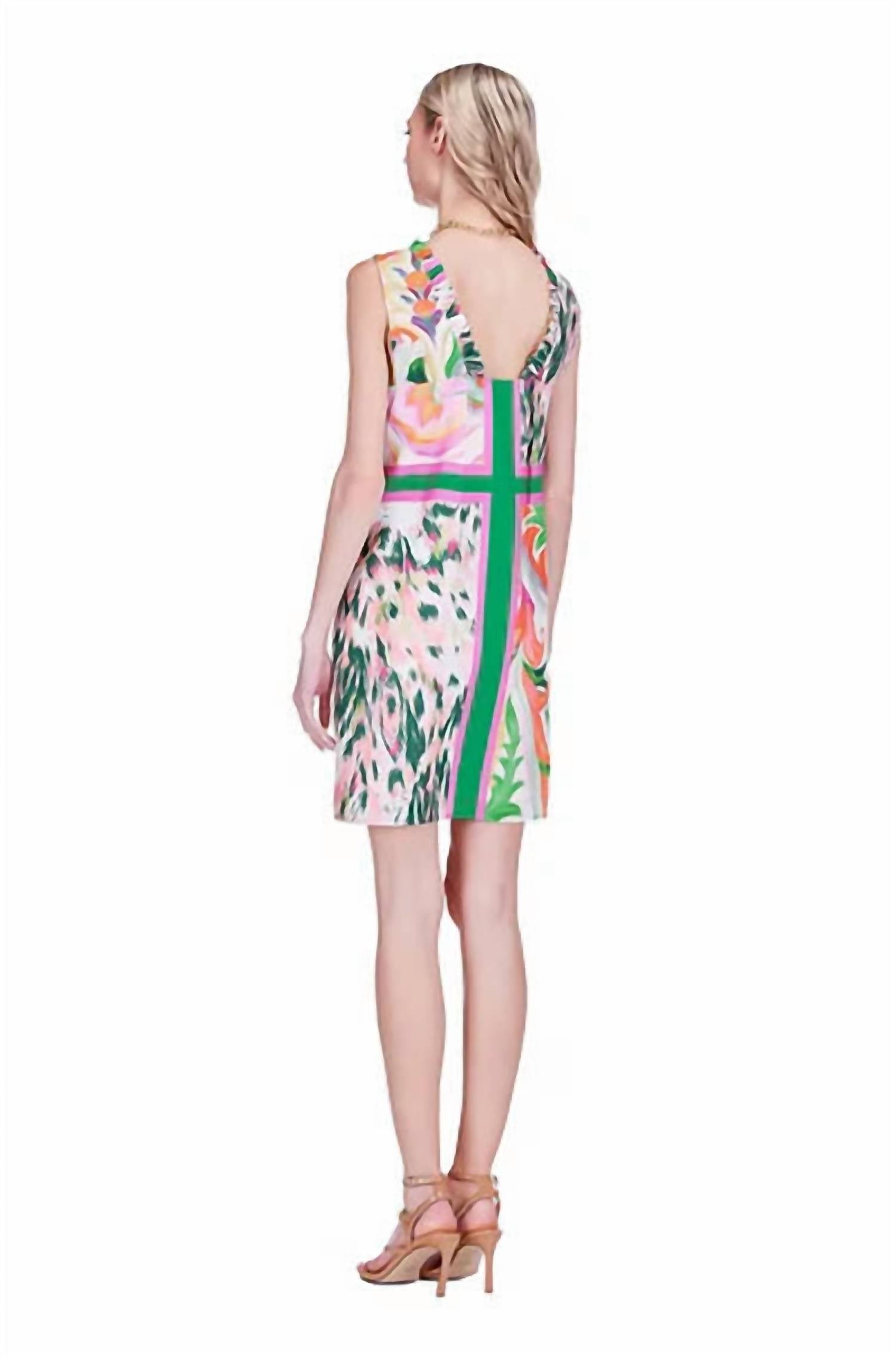 Joy Joy - Ruffles Neck Mini Dress