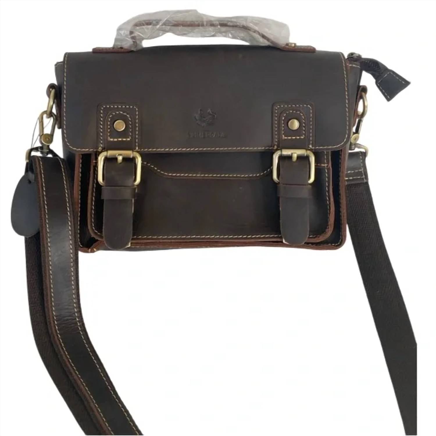 Humerpaul - Leather Crossbody Commute Bag