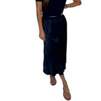 Rose & Crown - Women's Satin Midi Skirt