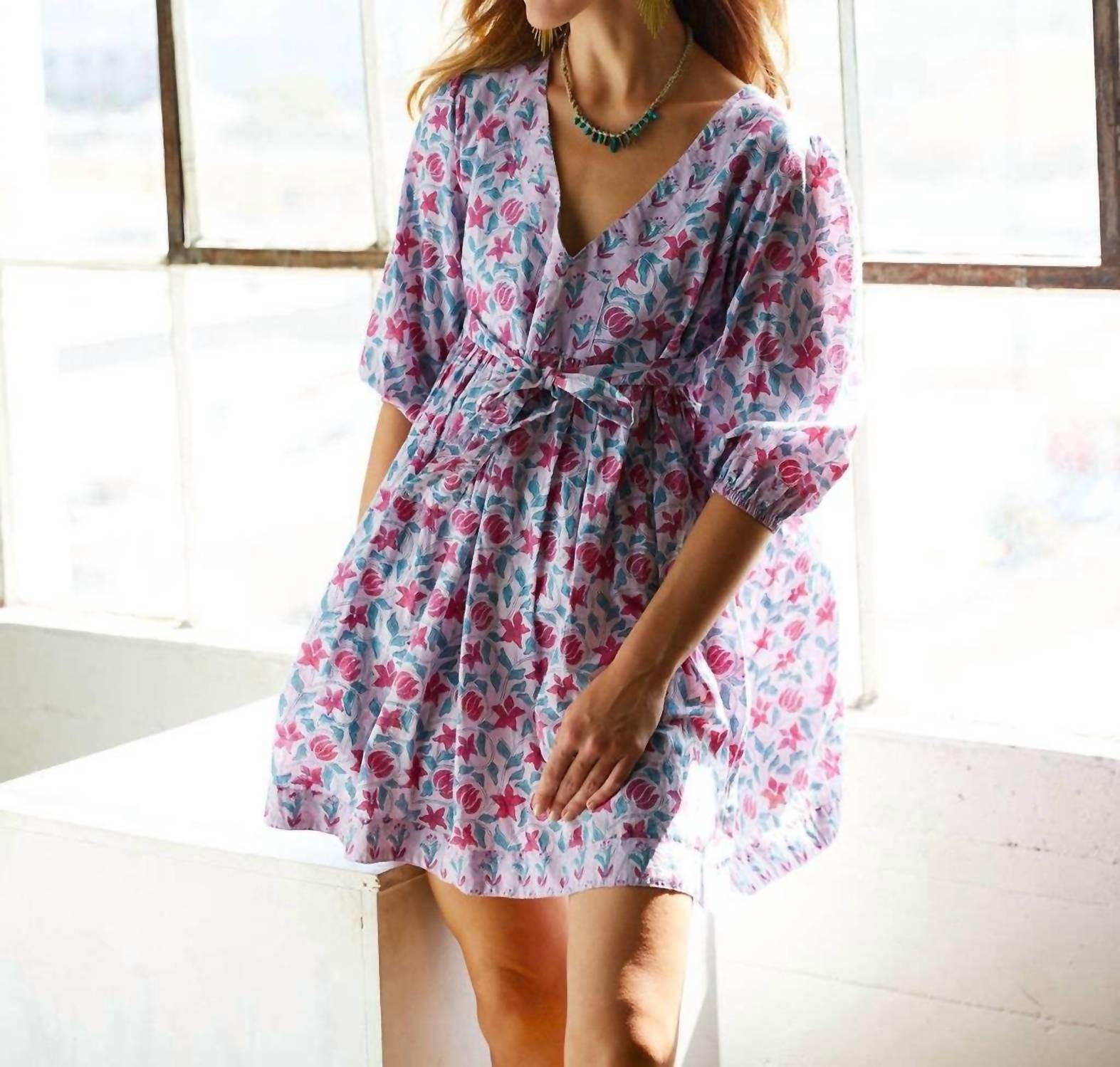 The Fox And The Mermaid - Block Printed Dress