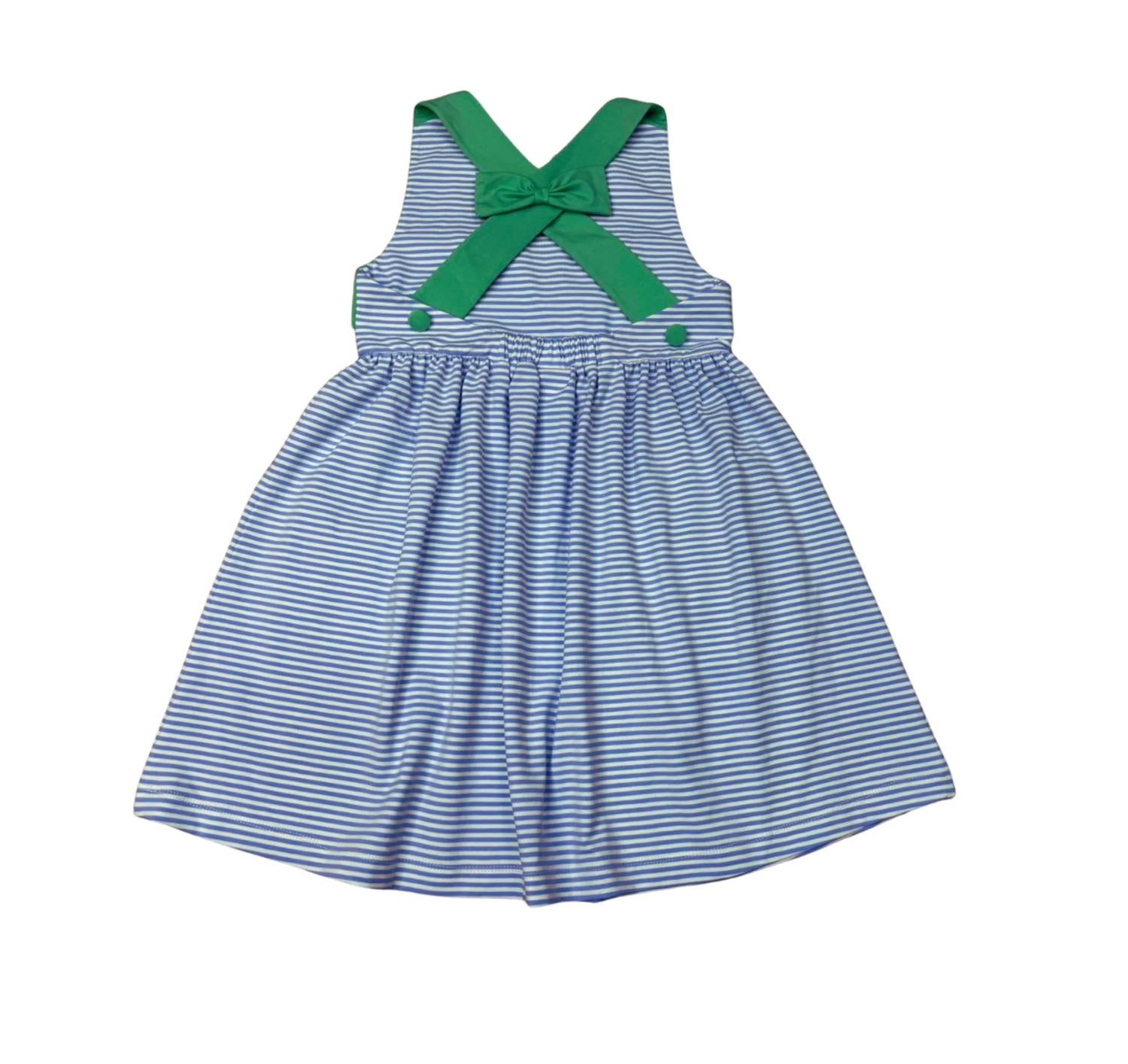 Whimsy Bay Kids - Girl's Three Little Fish Scallop Dress