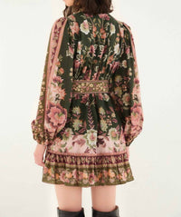 Farm Rio - Women's Flowering Garden Tree Mini Dress