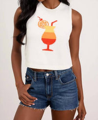 Show Me Your Mumu - Milo Multi Graphic Sweater Tank Top
