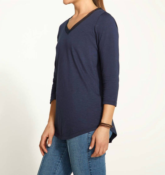 Fdj - Mesh V-neck Top