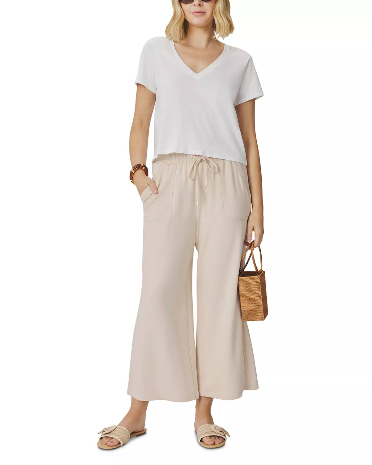 Splendid - Louisa V Neck Short Sleeve Tee