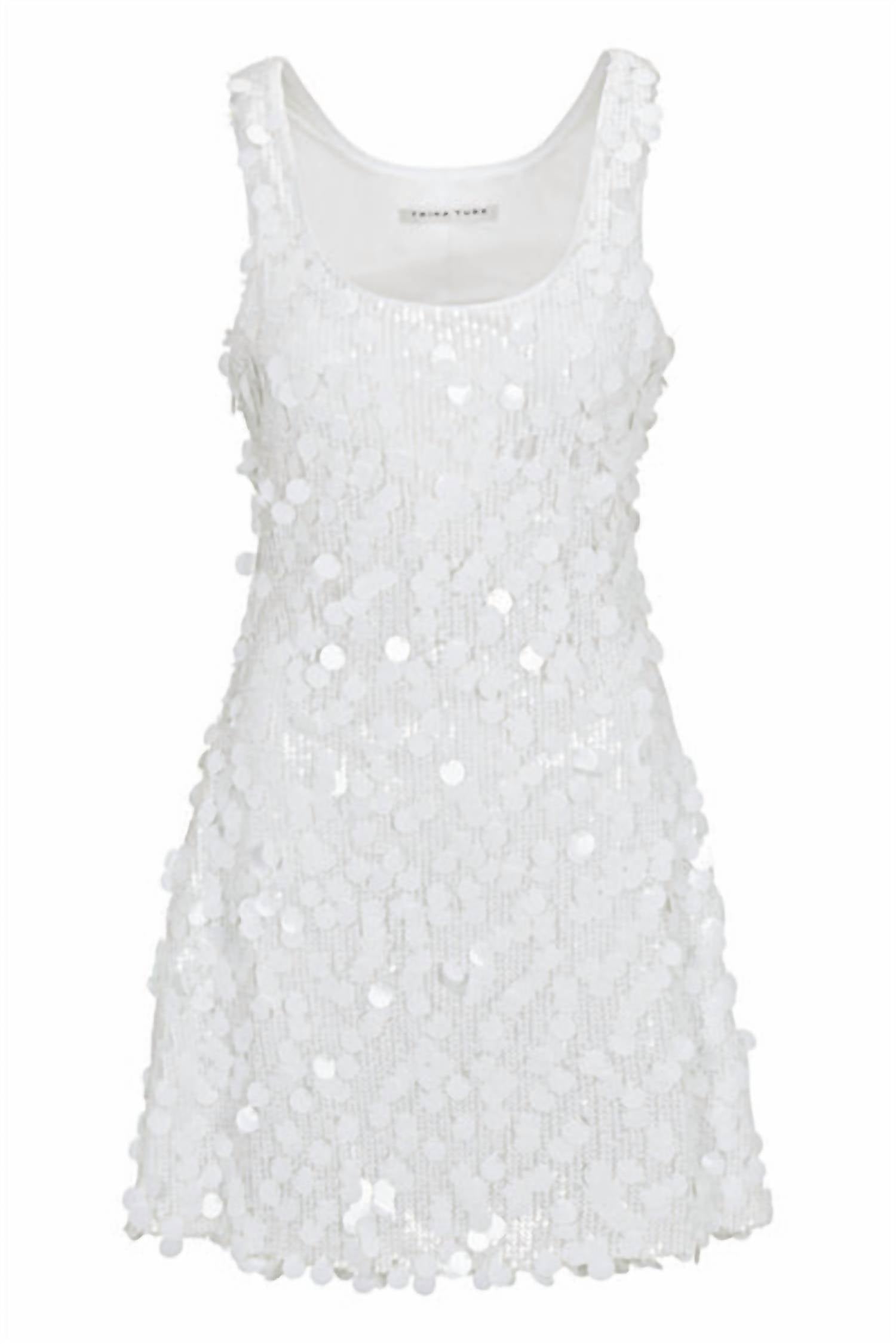Trina Turk - Score Sleeveless Sequin Skater Mini Dress