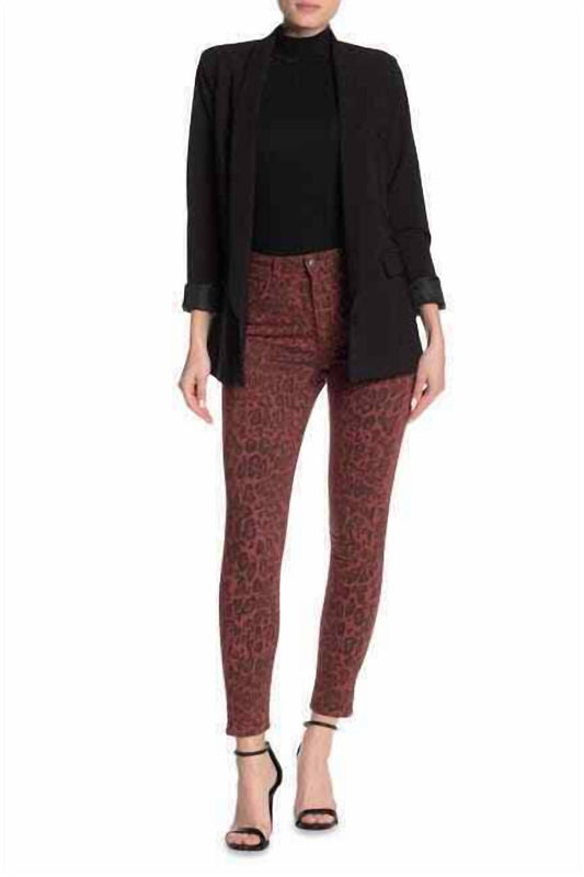 Joe'S Jeans - The Charlie Leopard Print High Rise Skinny Jeans