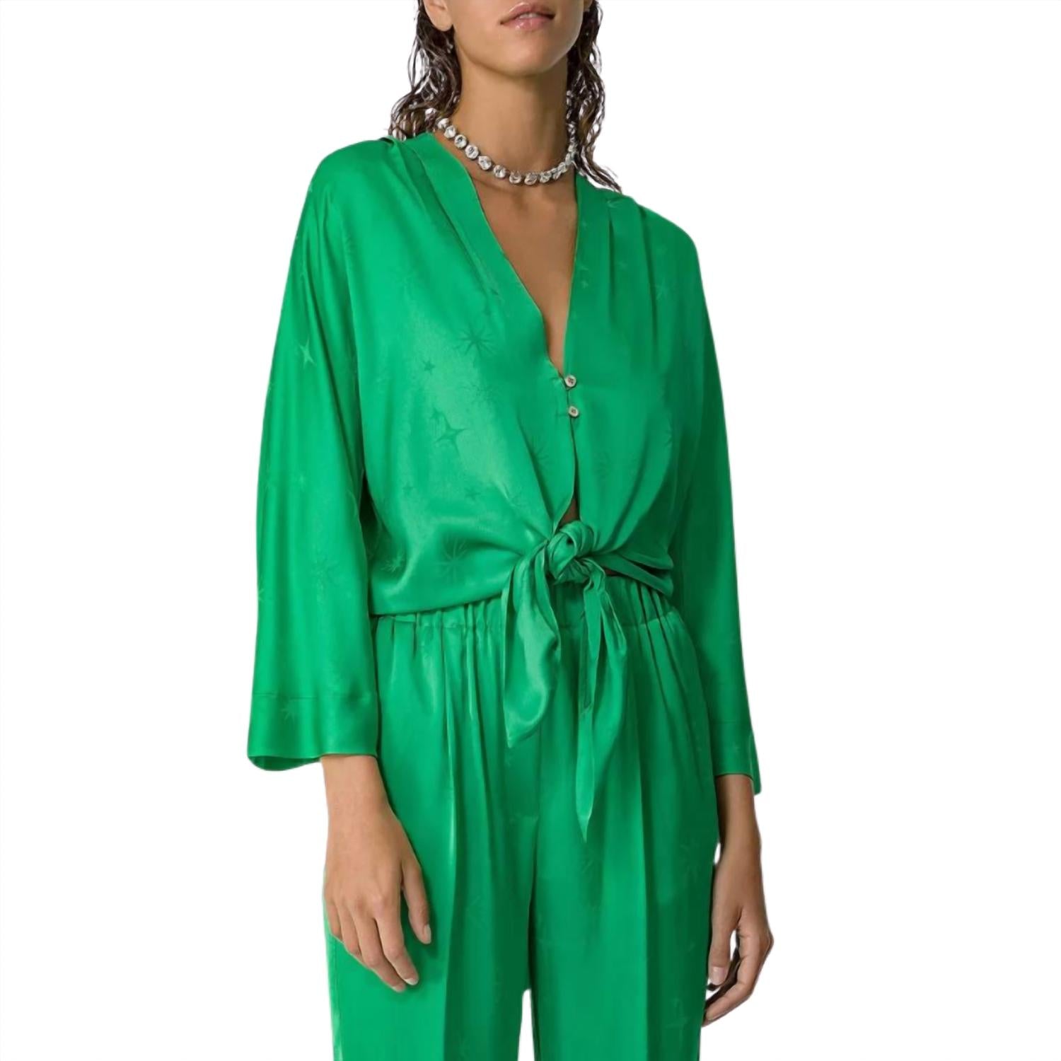 Forte Forte - Etolie Satin Jacquard Shirt