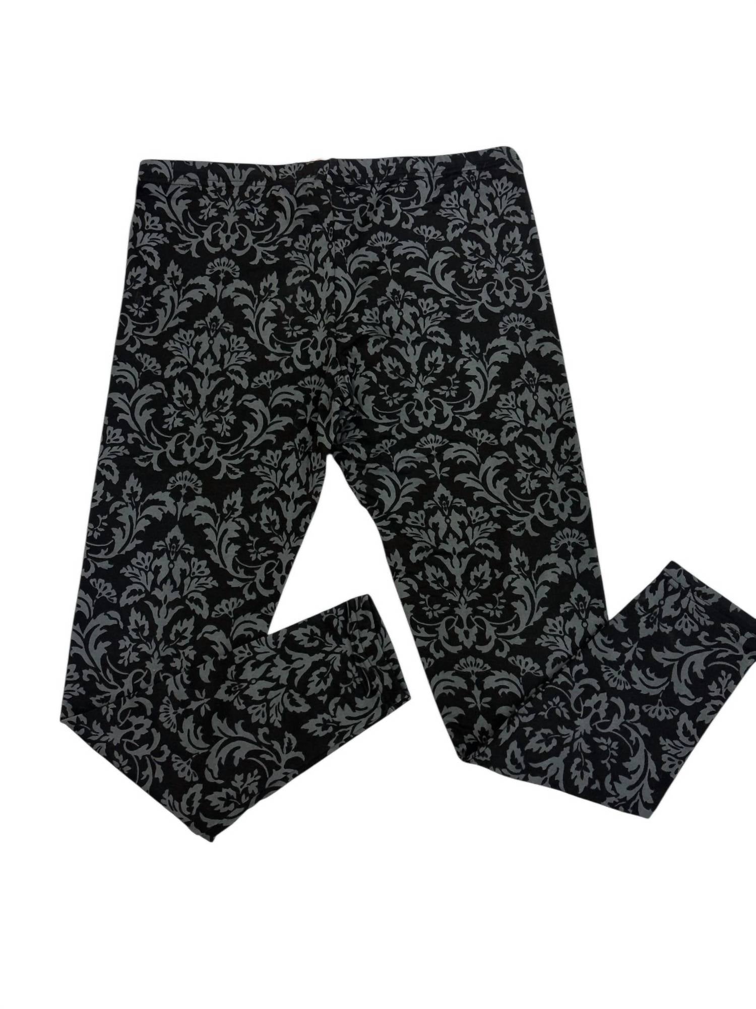 Faded Glory - Girls Baroque Patterned Leggings