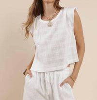 Sage The Label - Salt Air Muscle Crop Top
