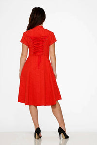 Orchid Bloom - Battalion Swing Dress