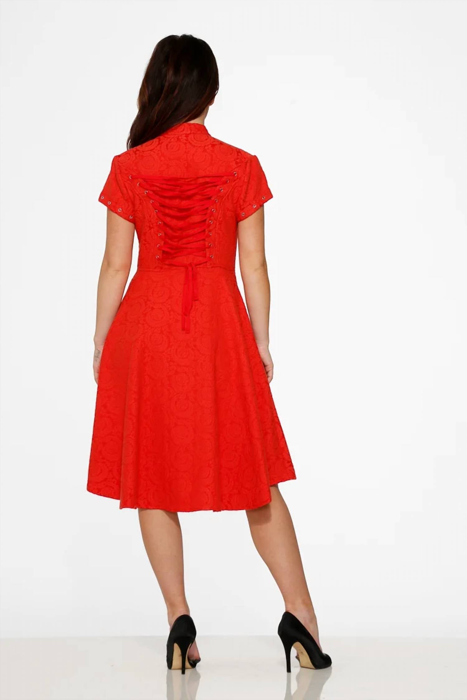 Orchid Bloom - Battalion Swing Dress