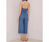 Bella Dahl - Wrap Neck Halter Jumpsuit