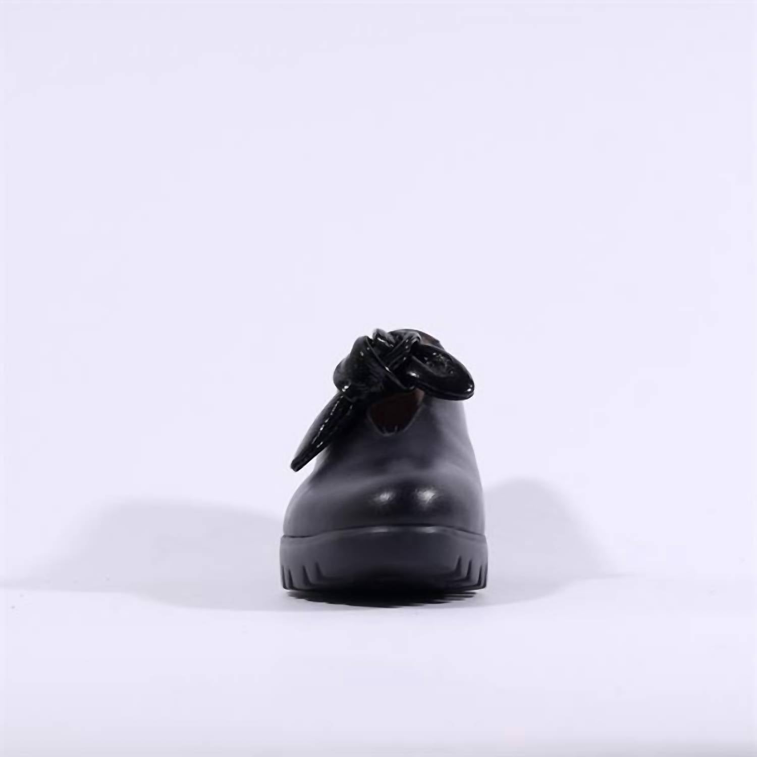 Wonders - Women's Leather Wedge With Tie