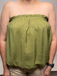 Naked Zebra - Crinkled Breeze Bubble Top