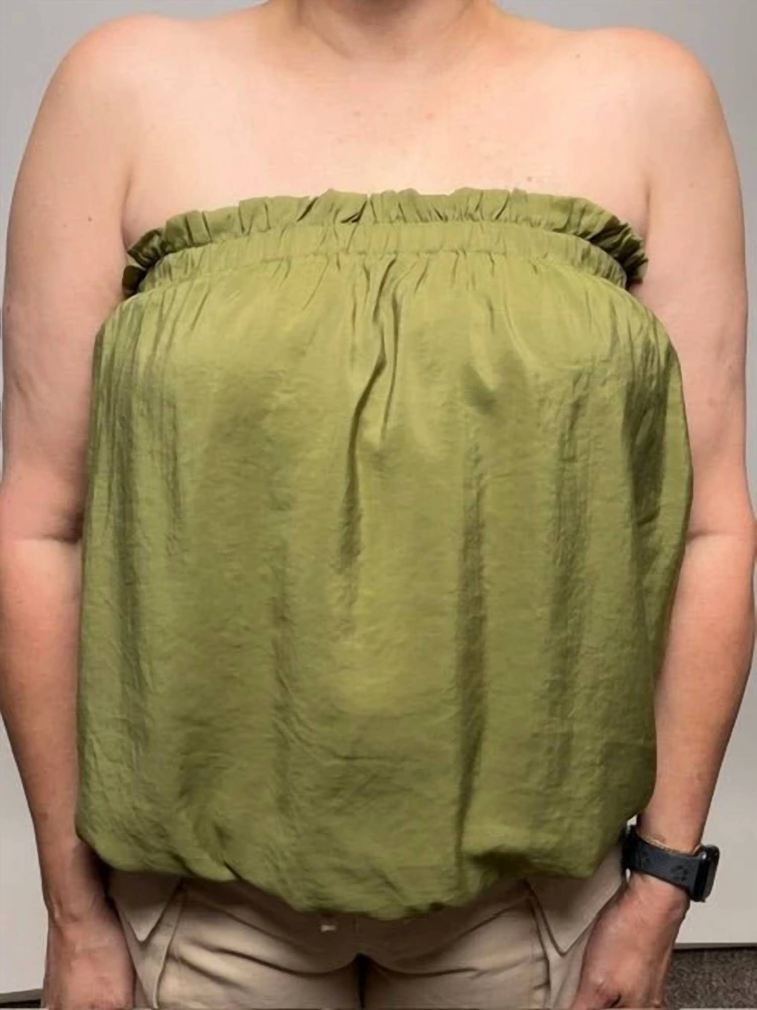 Naked Zebra - Crinkled Breeze Bubble Top