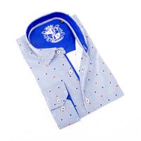 Eight X - Men's Stripes Print Button Down Shirt