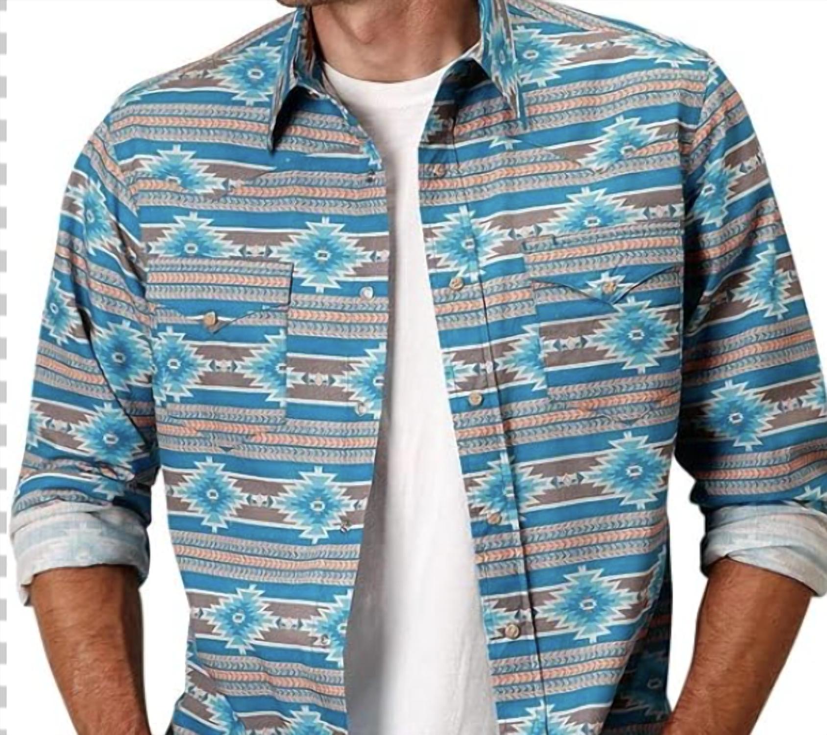 Roper - Santa Fe Aztec Print Western Shirt