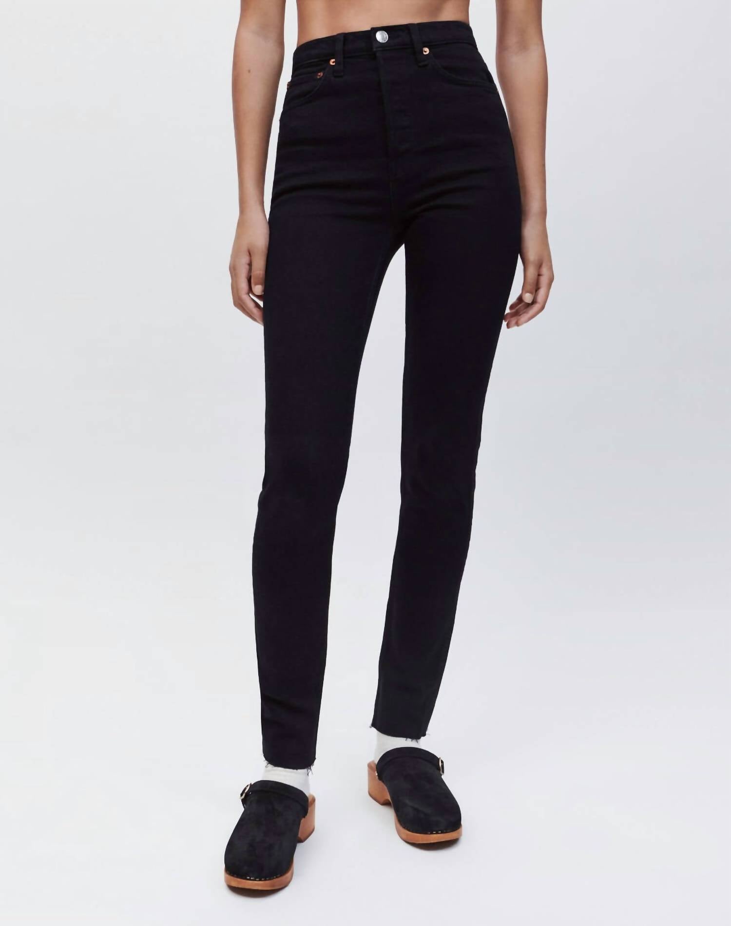 Re/Done - Extra Stretch High Rise Ankle Crop