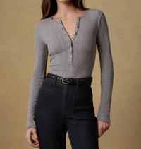 Faherty - Paradise Pointelle Henley Top