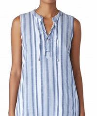Keren Hart - Sleeveless Striped Mini Dress