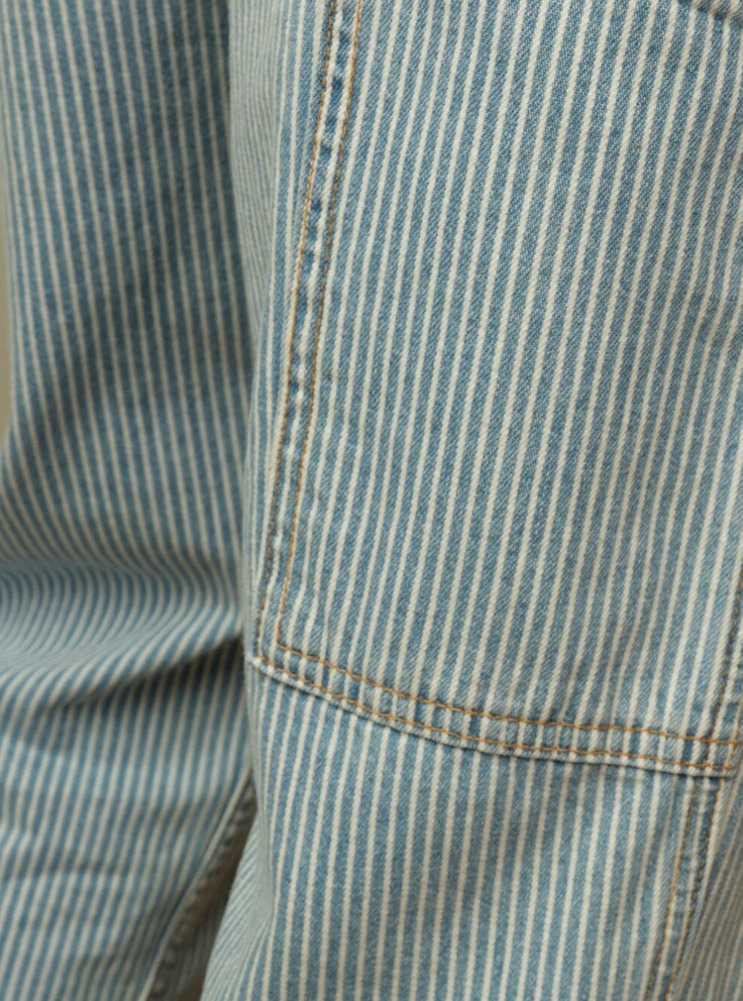 Road To Nowhere - Pilon Railroad Stripe Ankle Pant