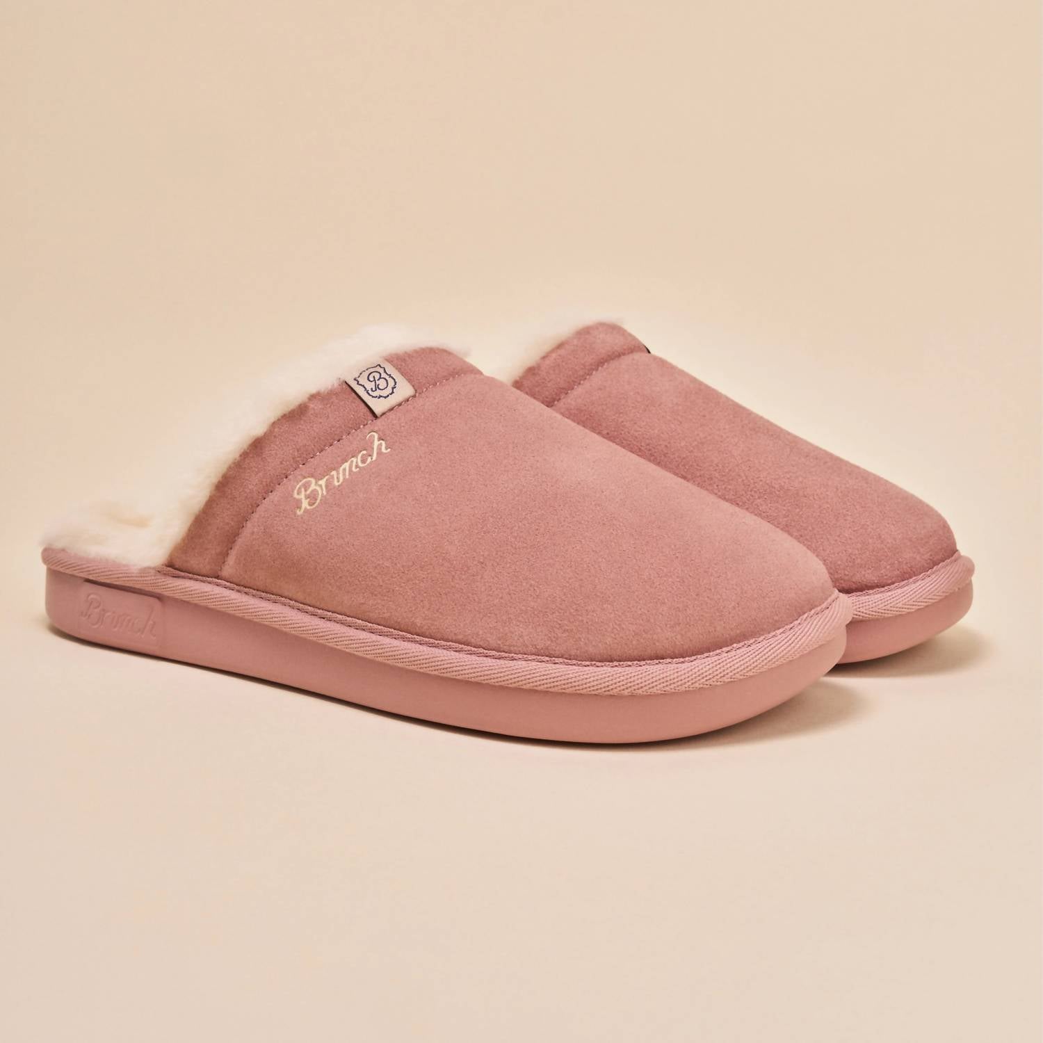 Brunch - Women's Essential Suede Shearling Slippers