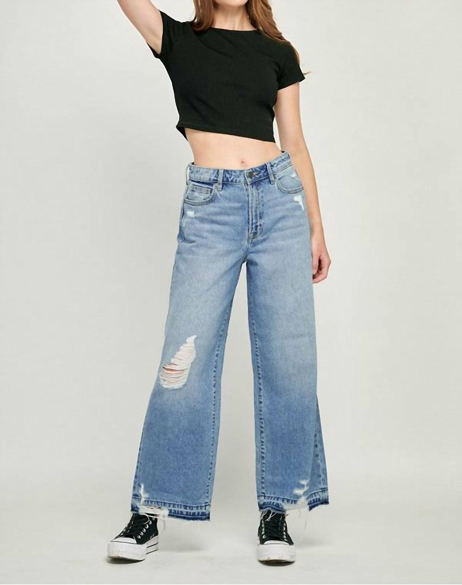 Hidden - Nori High Rise Wide Leg Jean