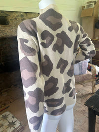 Charlie B - Women's Leopard Print Sweater