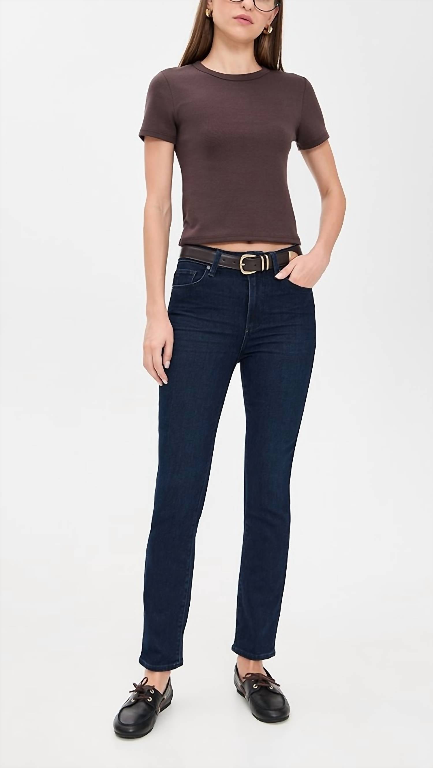 Paige - Gemma High Waist Skinny Jeans
