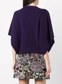 Valentino - Women’s Batwing-sleeve Knitted Top