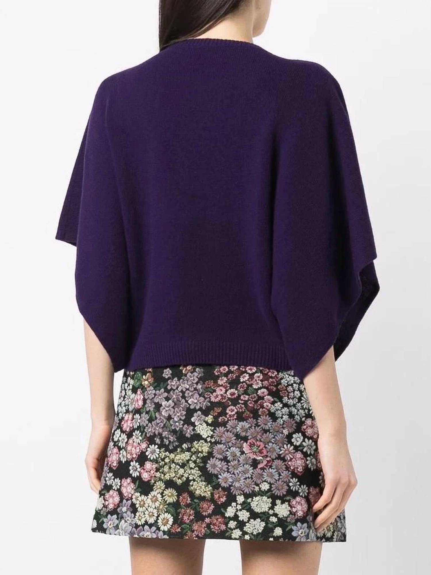 Valentino - Women’s Batwing-sleeve Knitted Top