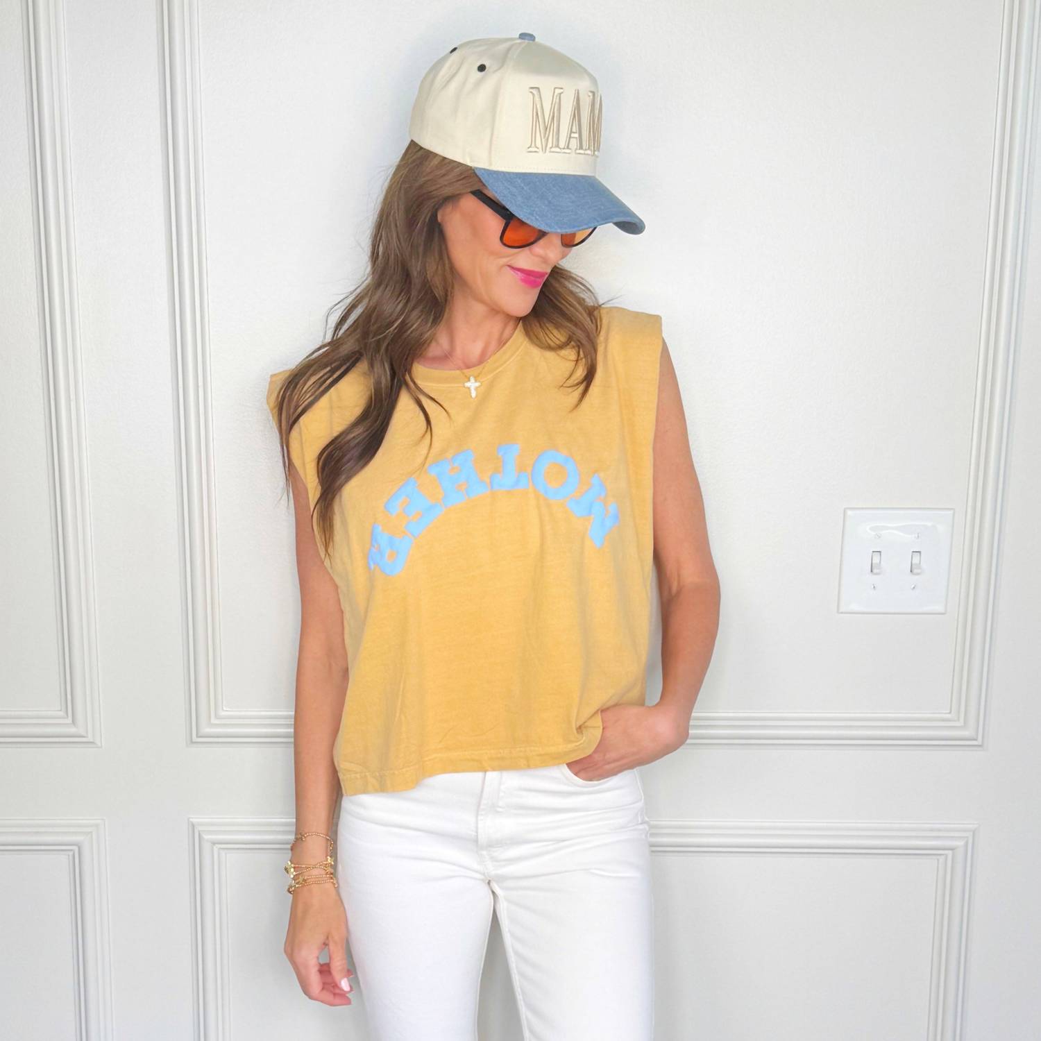 American Apparel - Upside Down Puff Mother Tank Top