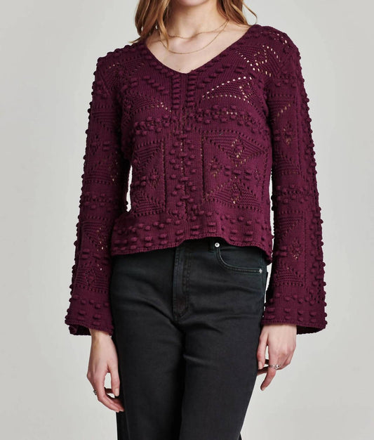 Maxine Crochet Sweater