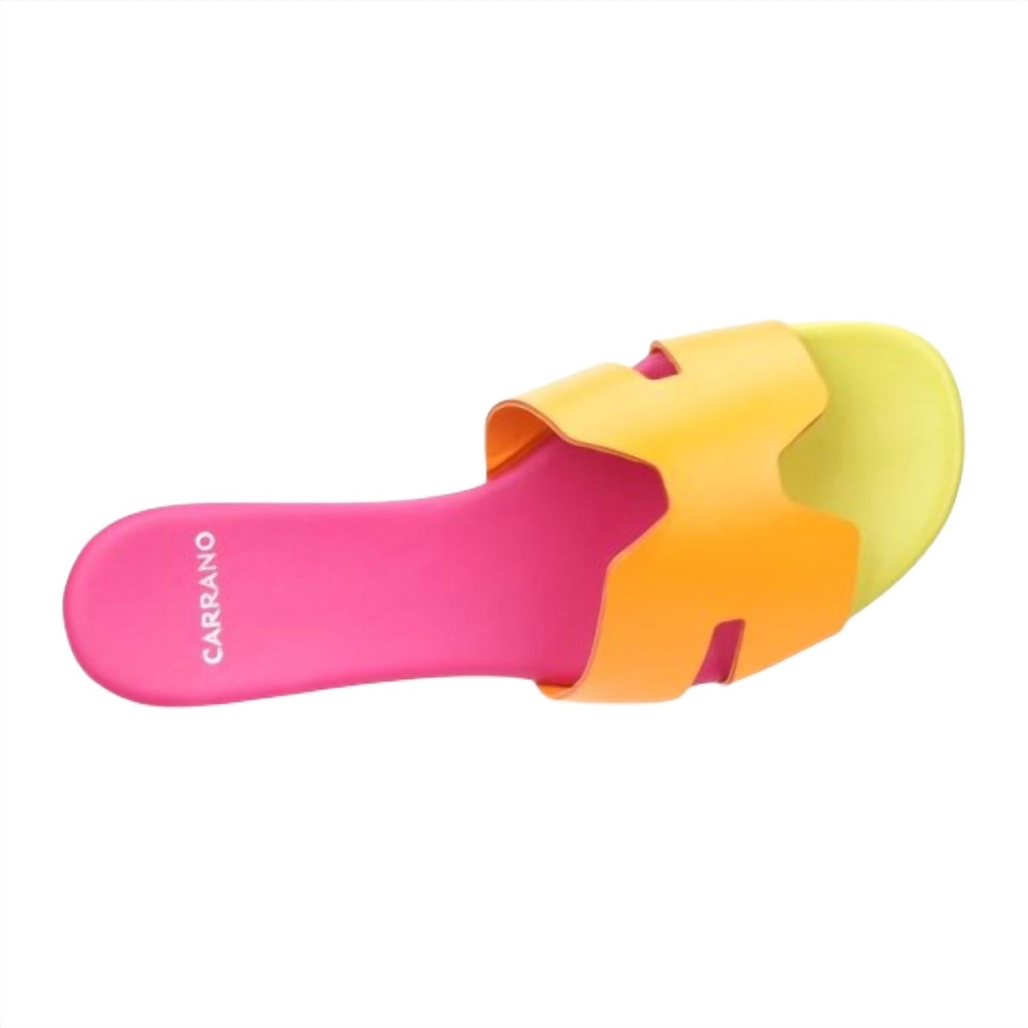 Carrano - Women's Nayeli Leather Slide Sandal