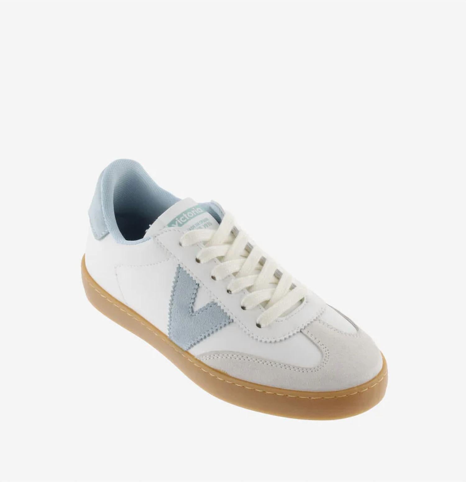 VICTORIA Women's Berlin Ciclista Sneakers in celeste - women's sneaker