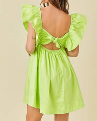 Ensemble - Flutter Sleeve Mini Dress