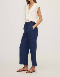 Melissa Nepton - Linen Pants With A Tie Waist