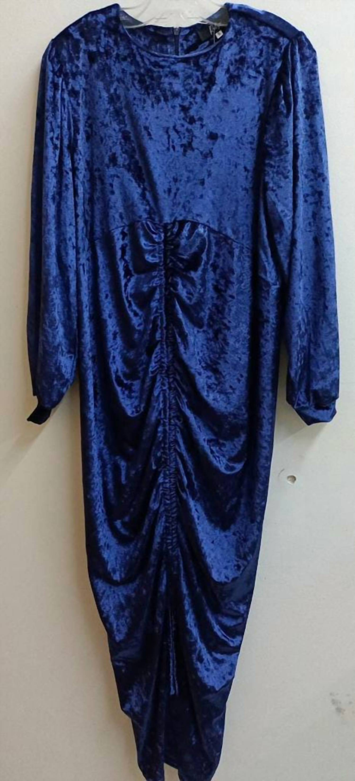 Roslyn - Women's Crushed Velvet Dress