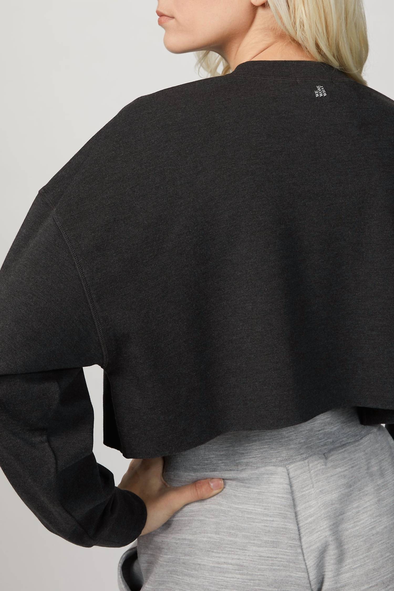 We Wore What - CROPPED SWEATSHIRT