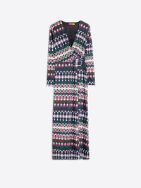 Vilagallo - Amelia Midi Wrap Dress