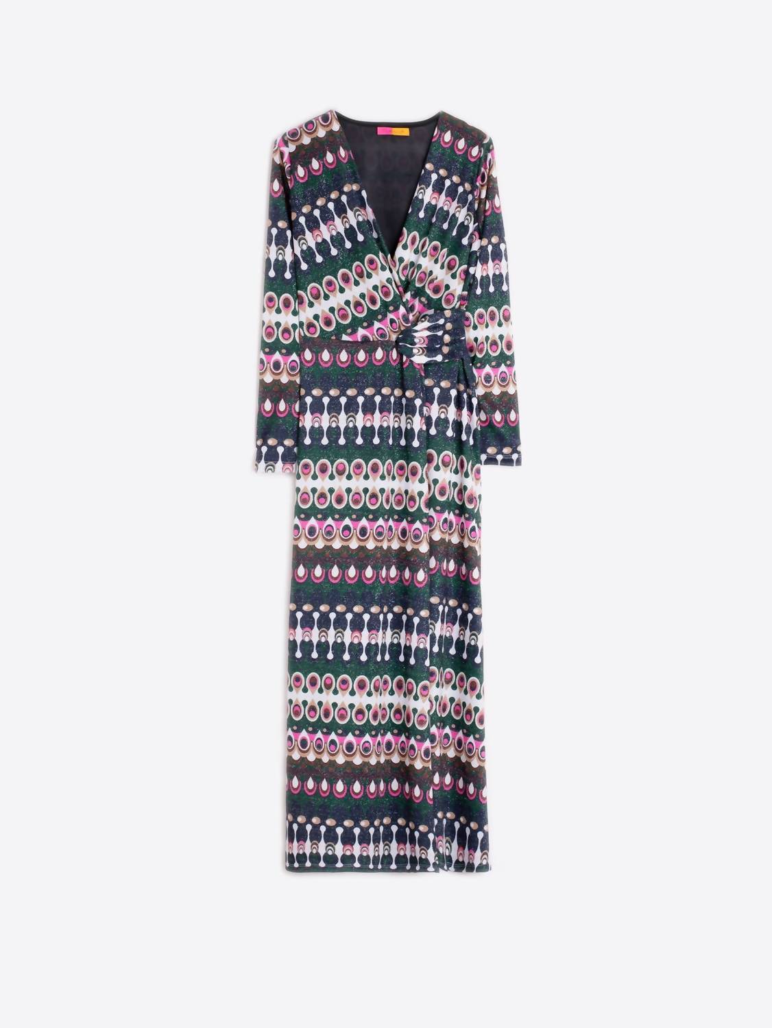 Vilagallo - Amelia Midi Wrap Dress