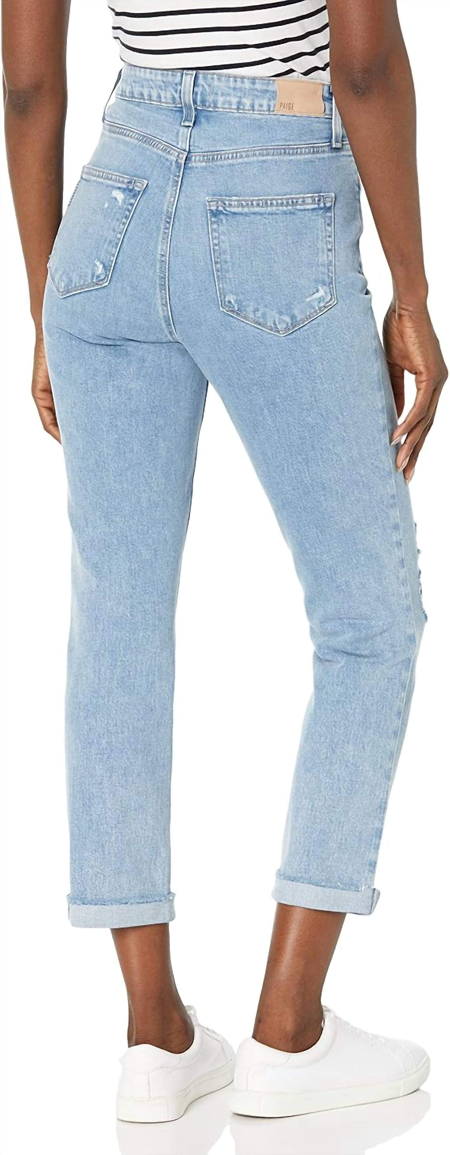 Paige - High Rise Brigitte Raw Hem Cuff Jeans