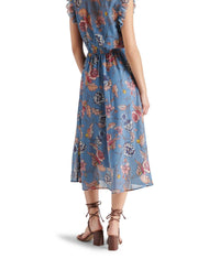 Steve Madden - Allegra Ruffle Chiffon Midi Dress
